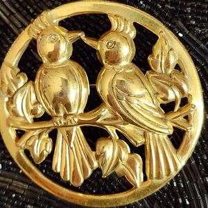 Vintage Coro Craft Birds On a Branch.